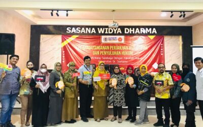 Penandatanganan Perjanjian Kerjasama dan Penyuluhan Hukum FH Unitomo dengan SMK Ketintang Surabaya